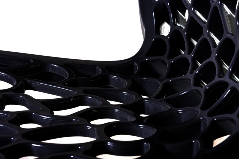 Krzesło Plastikowe Fracta Czarne