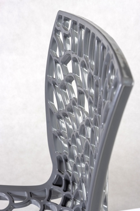 Krzesło Plastikowe Fracta Szare