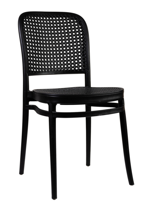 Krzesło Plastikowe Retta Czarne