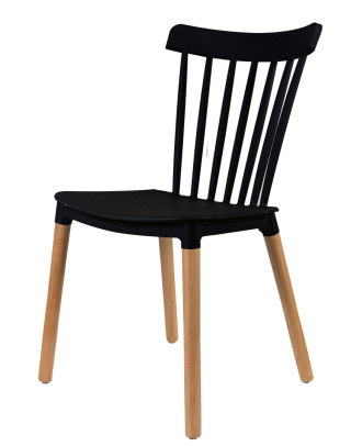 Krzesło Skandynawskie Finn Czarne