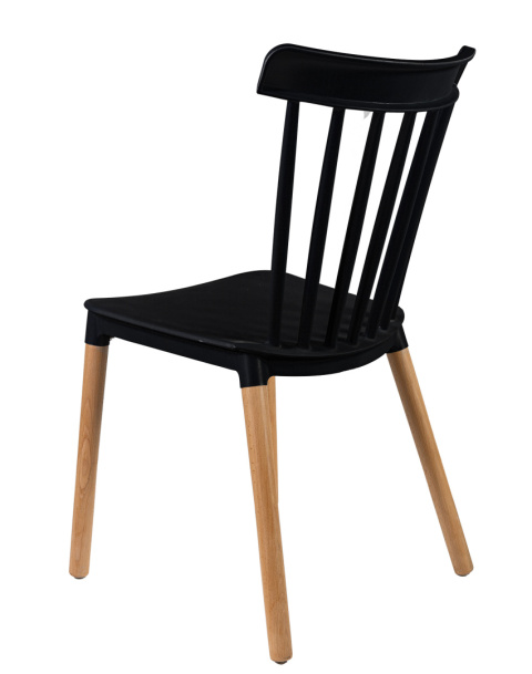 Krzesło Skandynawskie Finn Czarne