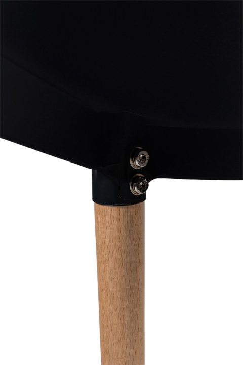 Krzesło Skandynawskie Finn Czarne