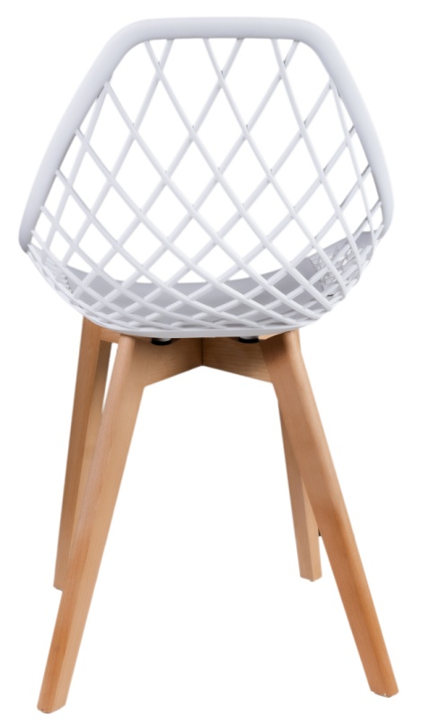 Krzesło Skandynawskie Nido Białe
