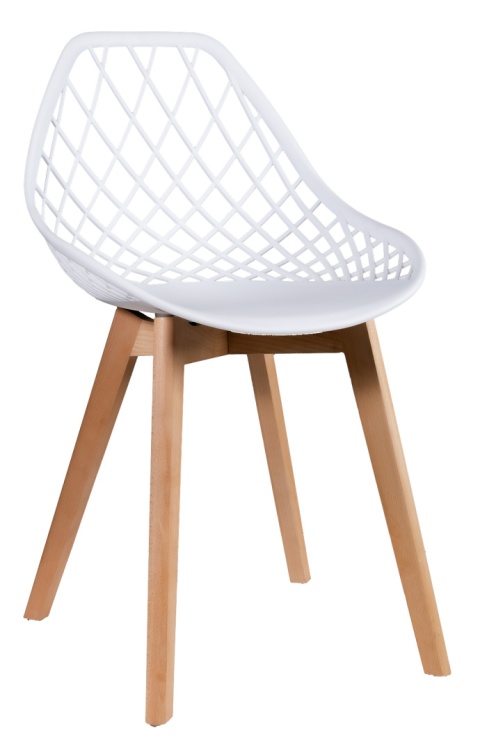 Krzesło Skandynawskie Nido Białe