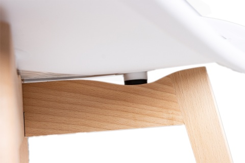 Krzesło Skandynawskie Nido Białe