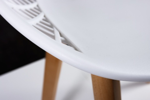 Krzesło Skandynawskie Nido Białe