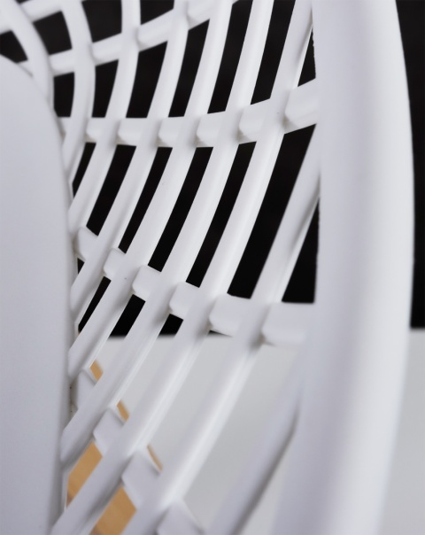 Krzesło Skandynawskie Nido Białe