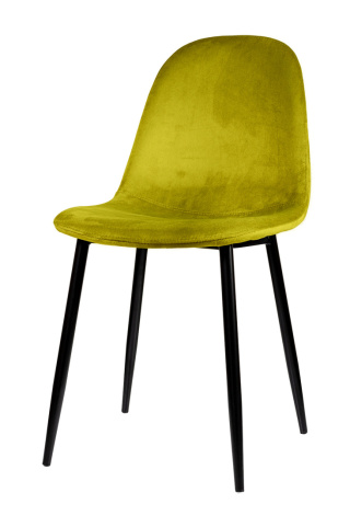 Krzesło Tapicerowane Harmony Żółte