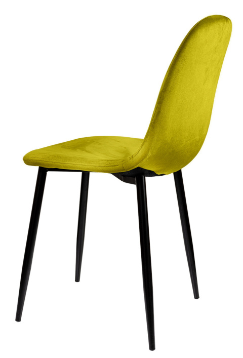 Krzesło Tapicerowane Harmony Żółte