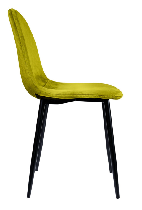 Krzesło Tapicerowane Harmony Żółte