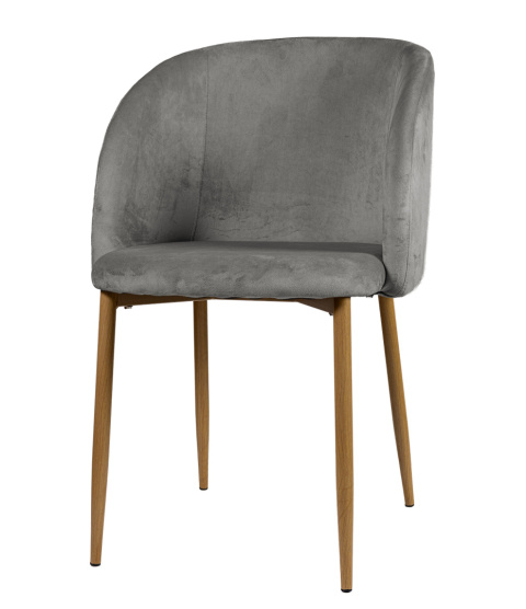 Krzesło Tapicerowane Orion Szare