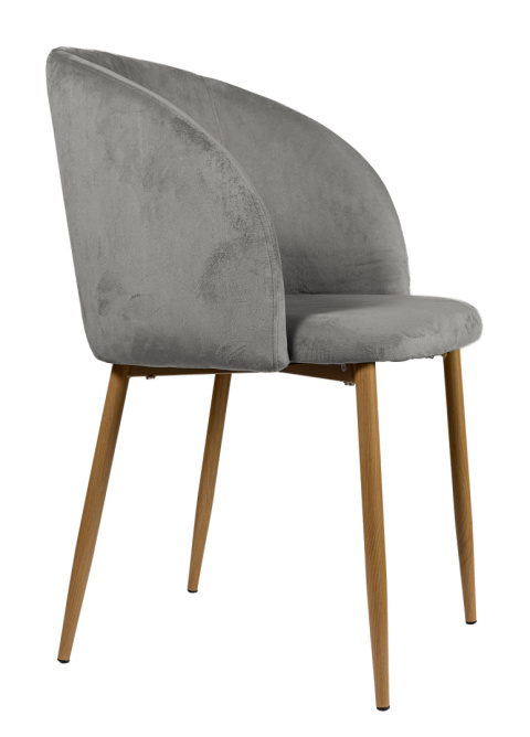 Krzesło Tapicerowane Orion Szare
