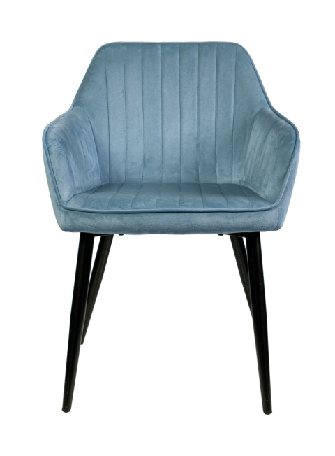 Krzesło Tapicerowane Serenity Niebieskie