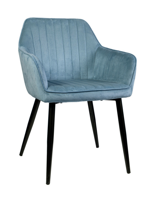 Krzesło Tapicerowane Serenity Niebieskie