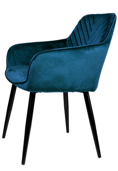 Krzesło Tapicerowane Zenith Niebieski