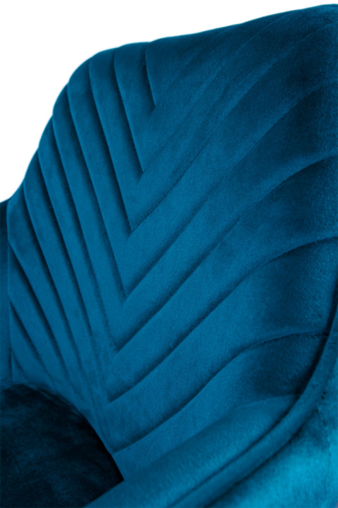 Krzesło Tapicerowane Zenith Niebieski