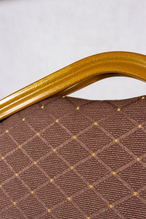 Krzesło bankietowe Aurora Brązowe