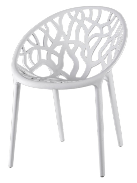 Krzesło plastikowe Gaia Białe