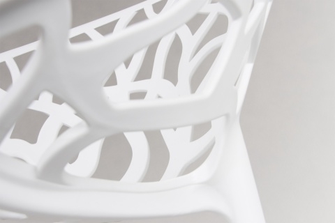 Krzesło plastikowe Gaia Białe