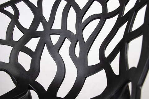 Krzesło plastikowe Gaia Czarne