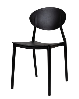 Krzesło plastikowe Luno Czarne