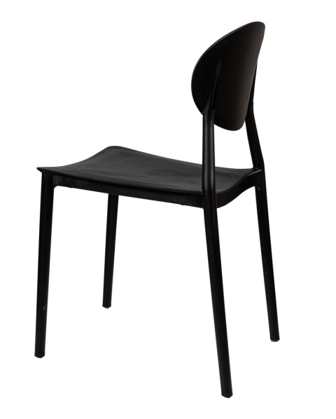 Krzesło plastikowe Luno Czarne
