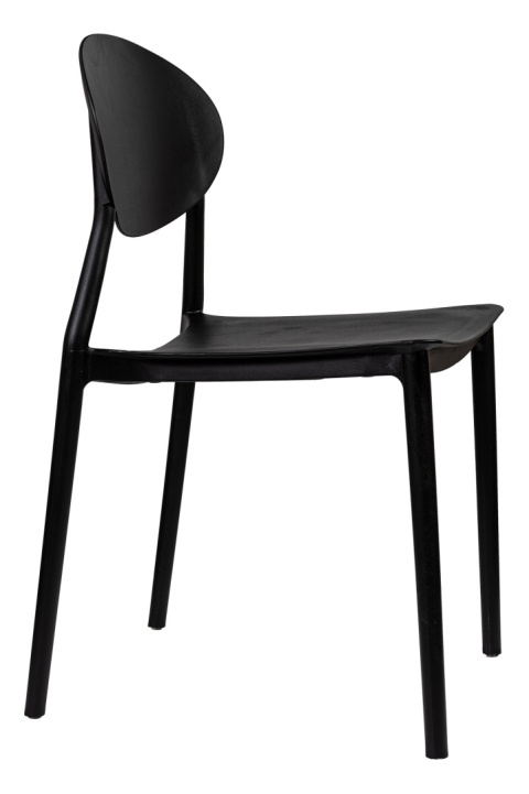 Krzesło plastikowe Luno Czarne