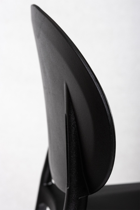 Krzesło plastikowe Luno Czarne