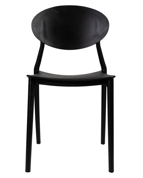 Krzesło plastikowe Luno Czarne