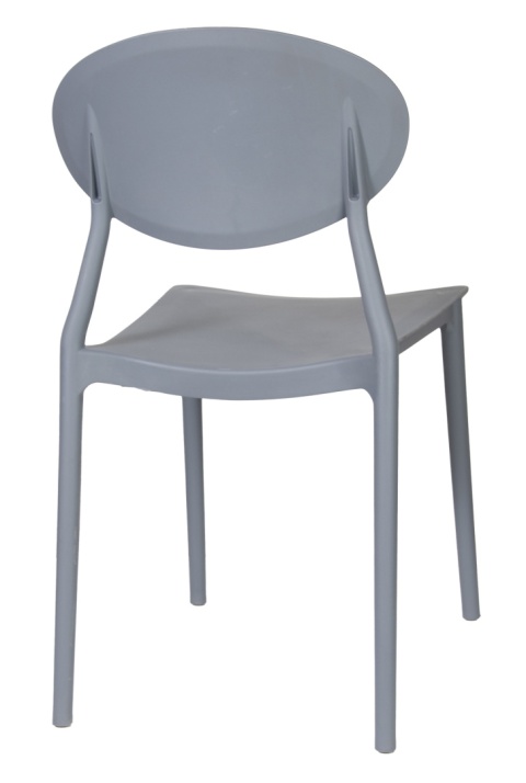 Krzesło plastikowe Luno Szare