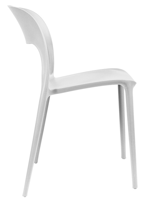 Krzesło plastikowe Mono Białe