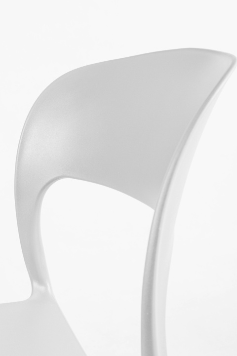 Krzesło plastikowe Mono Białe