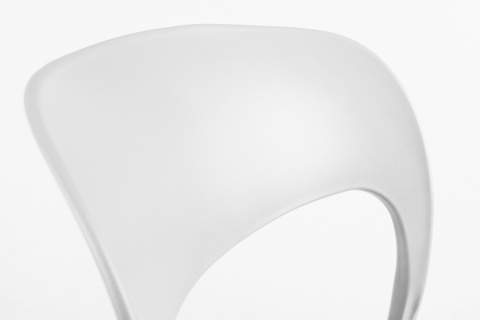 Krzesło plastikowe Mono Białe