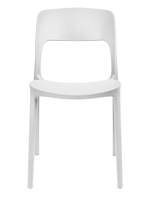Krzesło plastikowe Mono Białe
