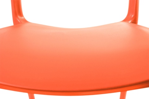 Krzesło plastikowe Mono Pomarańczowe