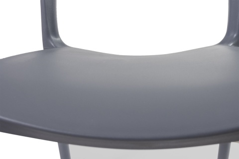 Krzesło plastikowe Mono Szare