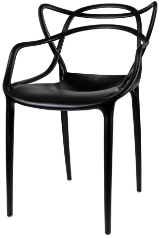 Krzesło plastikowe Nexus Czarne