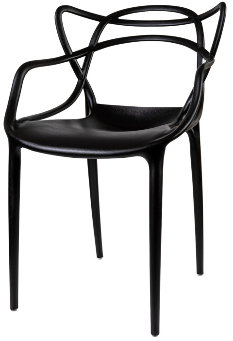 Krzesło plastikowe Nexus Czarne