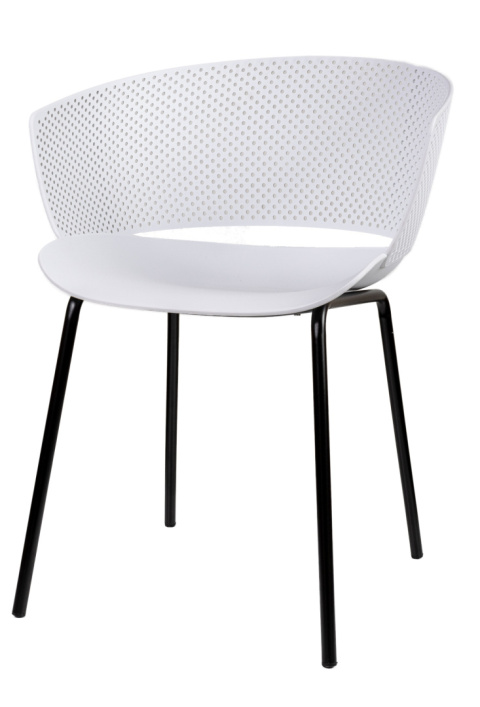 Krzesło plastikowe Solstice Białe