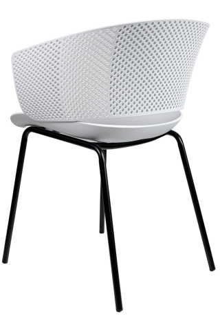 Krzesło plastikowe Solstice Białe