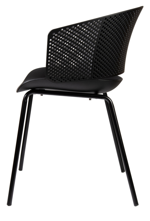 Krzesło plastikowe Solstice Czarne