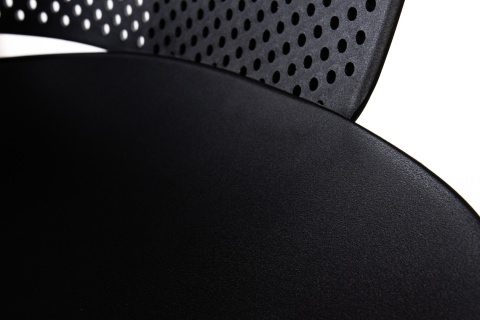 Krzesło plastikowe Solstice Czarne