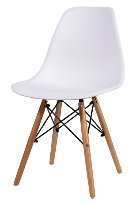 Krzesło skandynawskie Ember Białe