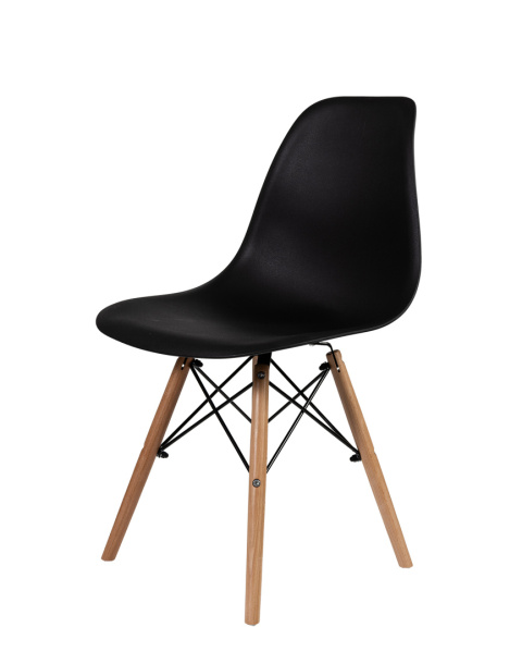 Krzesło skandynawskie Ember Czarne