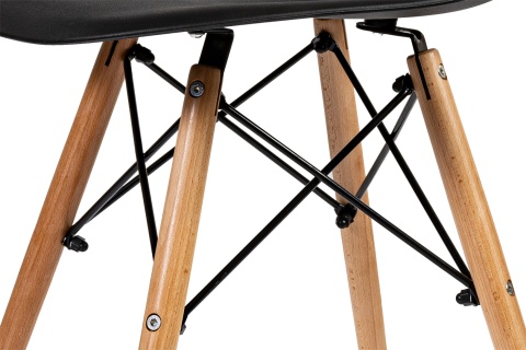 Krzesło skandynawskie Ember Czarne