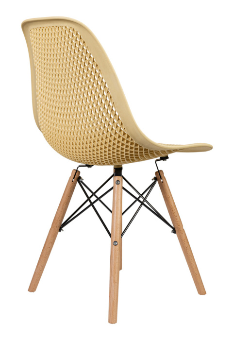 Krzesło skandynawskie Nordy Beżowe