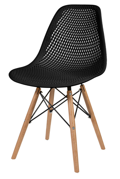 Krzesło skandynawskie Nordy Czarne