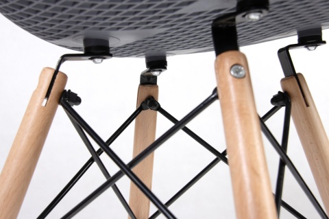 Krzesło skandynawskie Nordy Szare