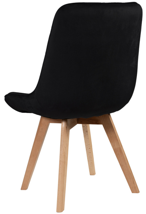 Krzesło tapicerowane Eclipse Czarne
