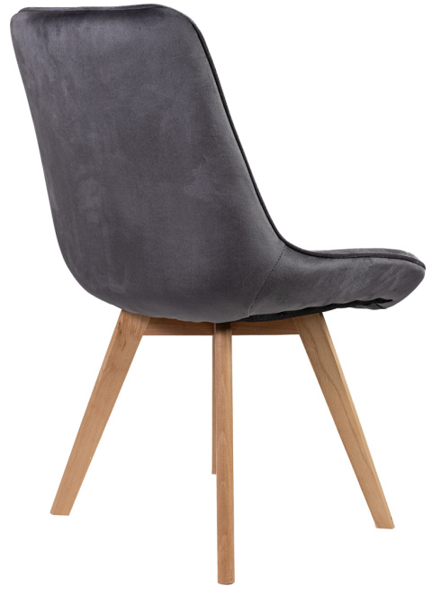 Krzesło tapicerowane Eclipse Szare